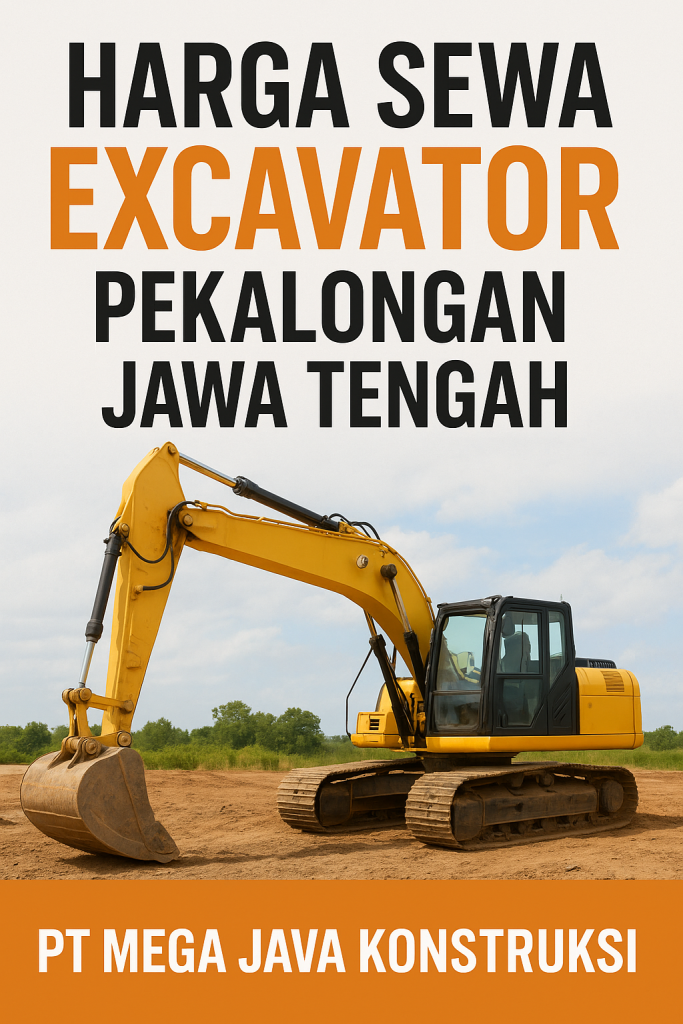 Harga Sewa Excavator Pekalongan Jawa Tengah