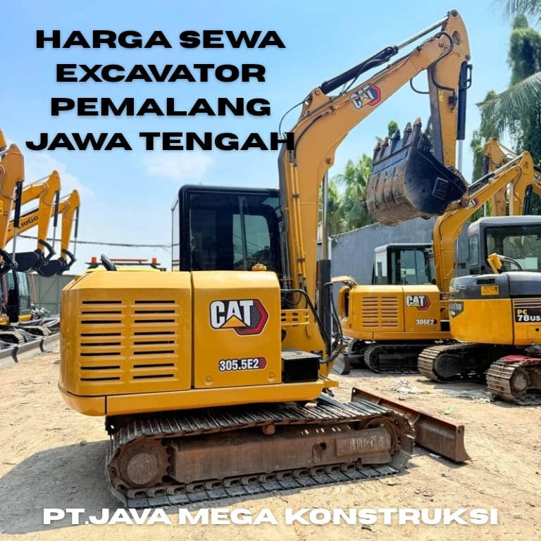 Harga Sewa Excavator Pemalang Jawa Tengah