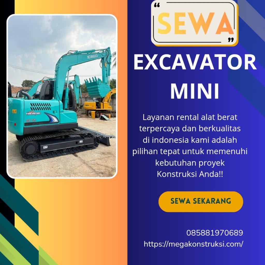 sewa excavator mini