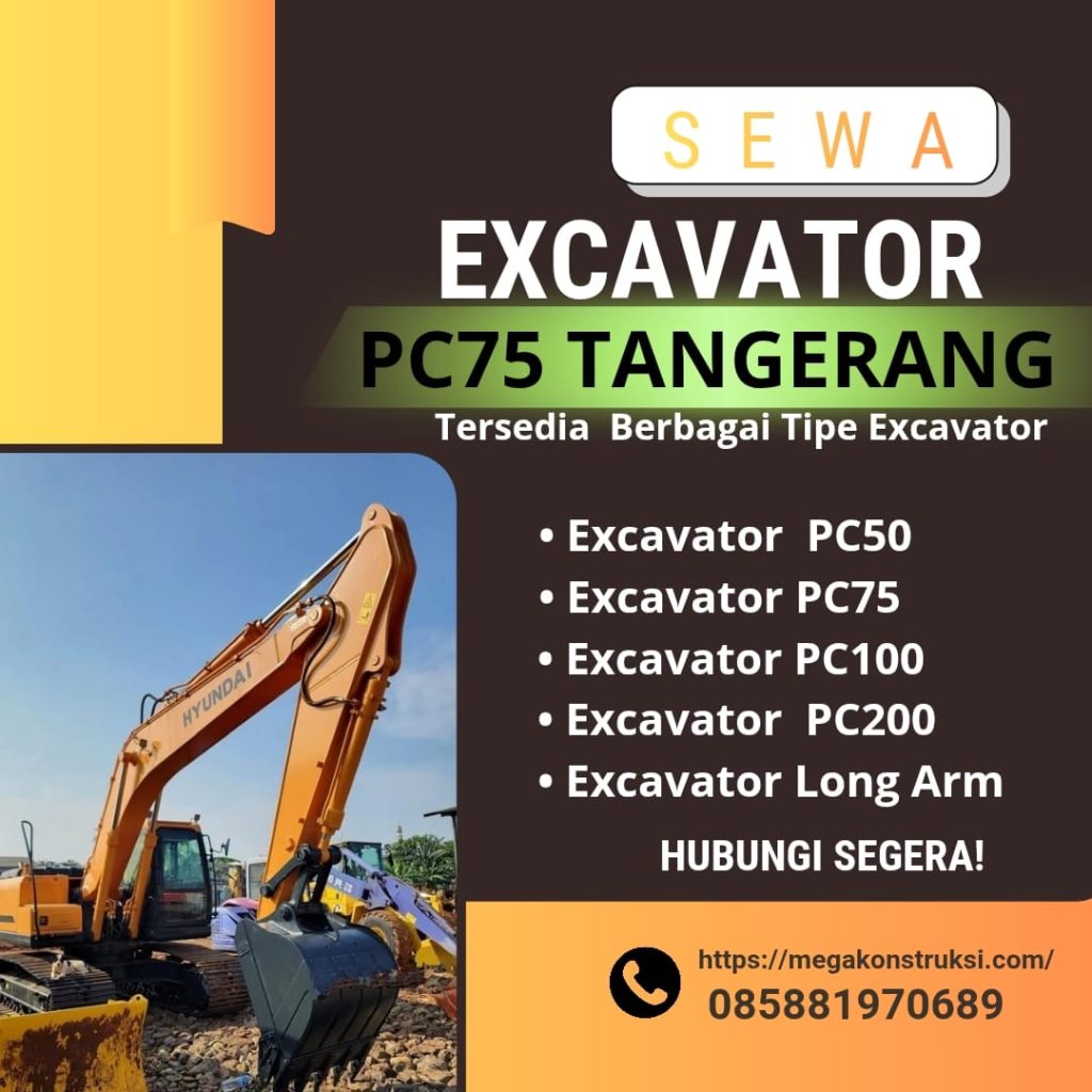sewa excavator pc 75