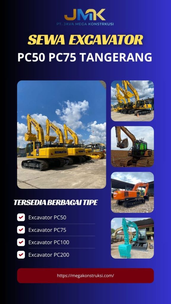 Sewa Excavator PC75 Tangerang
