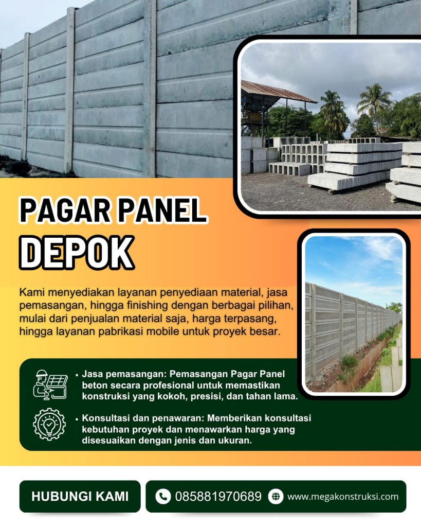 Harga Pagar Panel Beton Depok