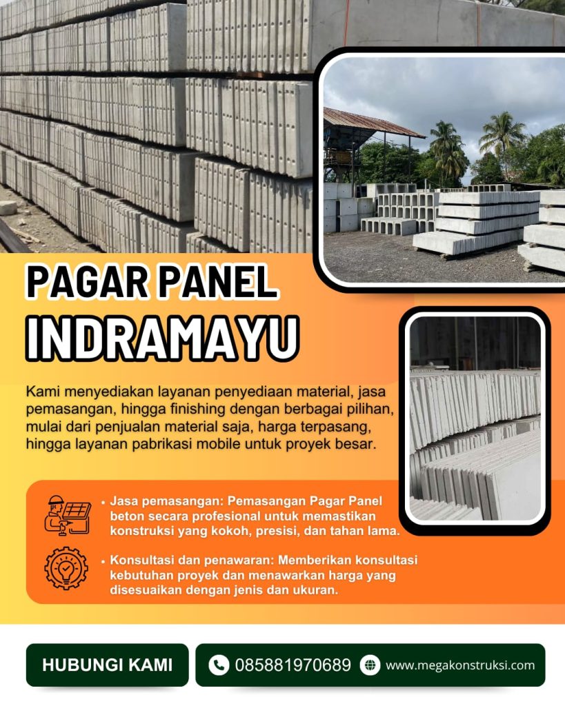 Harga Pagar Panel Beton Indramayu Material & Jasa Pasang
