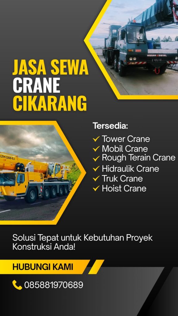 Sewa Crane Cikarang Murah Sewa Crane Di Jabodetabek