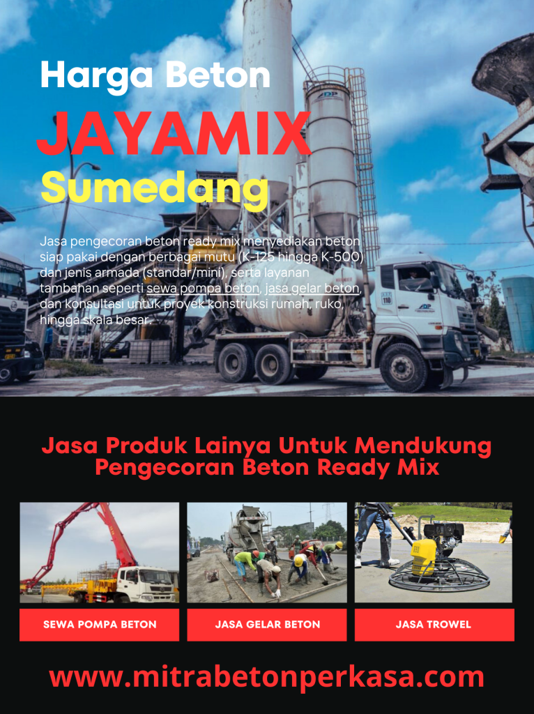 Harga Jayamix Sumedang Per M3
