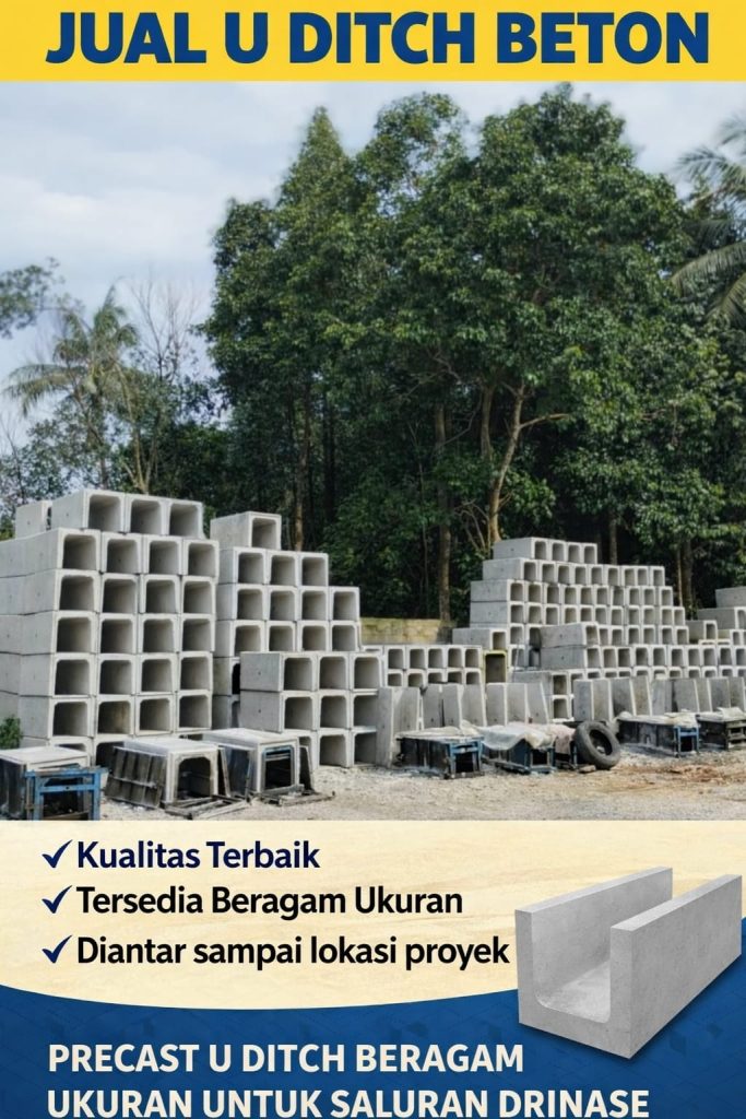 Harga U Ditch Beton Jatiasih Saluran Air Drainase 2026