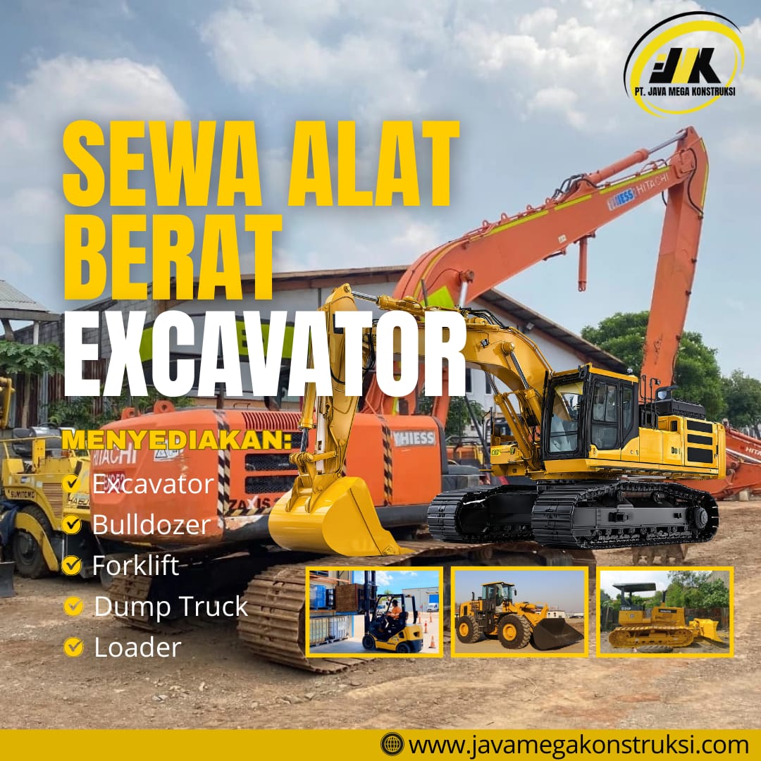Harga Sewa Excavator PC50 PC75 Bekasi Jawa Barat