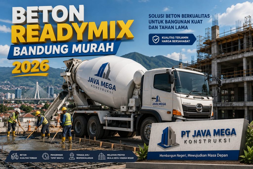 Beton Readymix Bandung Murah 2026